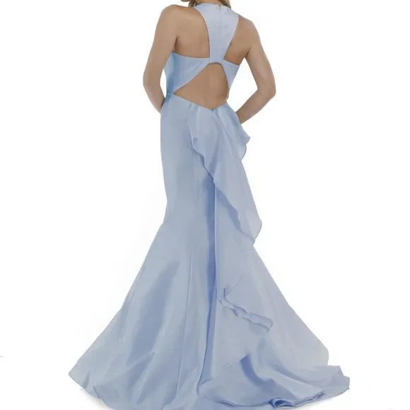 Morell Maxie Ice Blue Mermaid Prom Dress - Picture 3 of 9